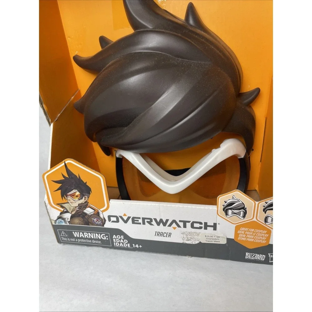 Overwatch TRACER Role play / Cosplay Goggles and Re-moveable Hair NEW In Box